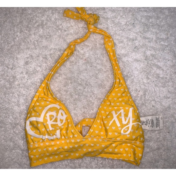 Roxy Yellow Heart Bikini Set - Picture 2 of 4